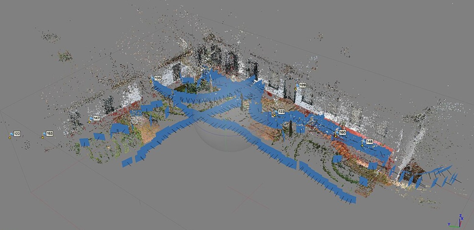 Photogrammetry of the headquarters of Fazenda do Pinhal, São Carlos-SP, Brazil