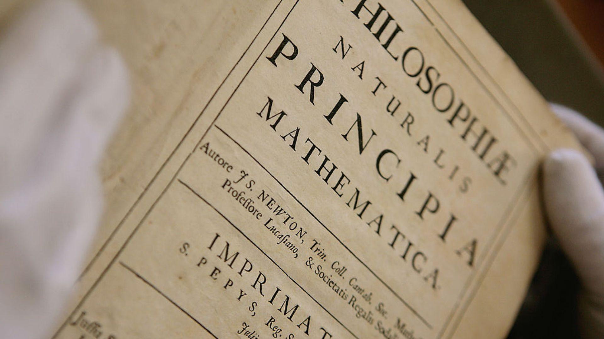 Title page of Isaac Newton’s “Philosophiæ Naturalis Principia Mathematica”