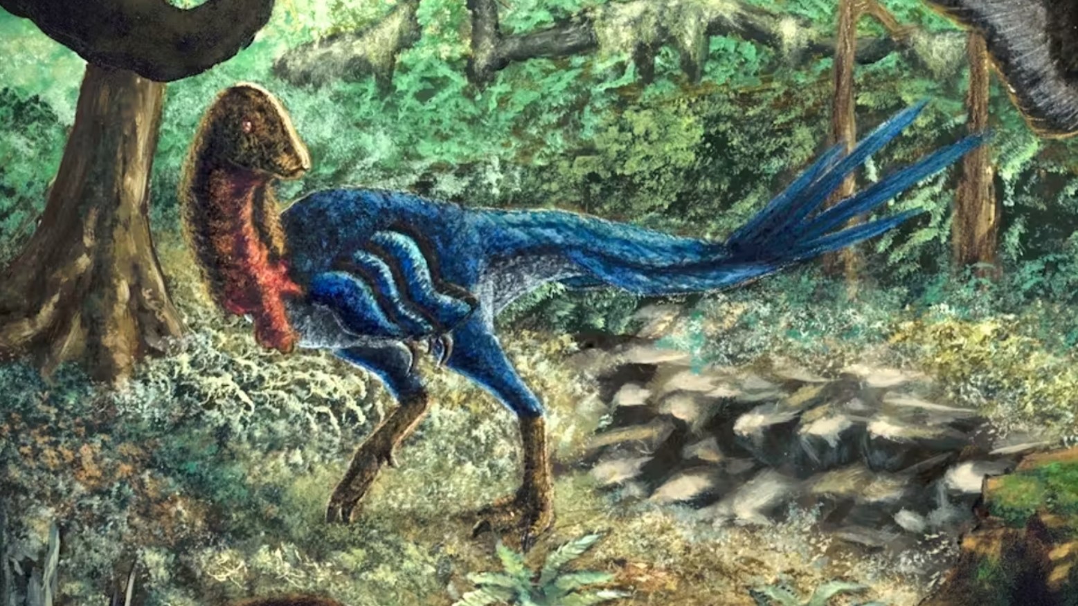 Illustration of the newly discovered Eoneophron infernalis