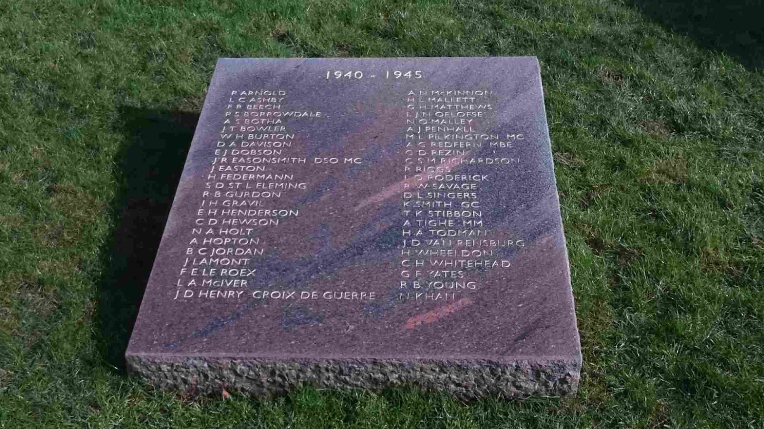 A memorial called The David Stirling and SAS Memorial.