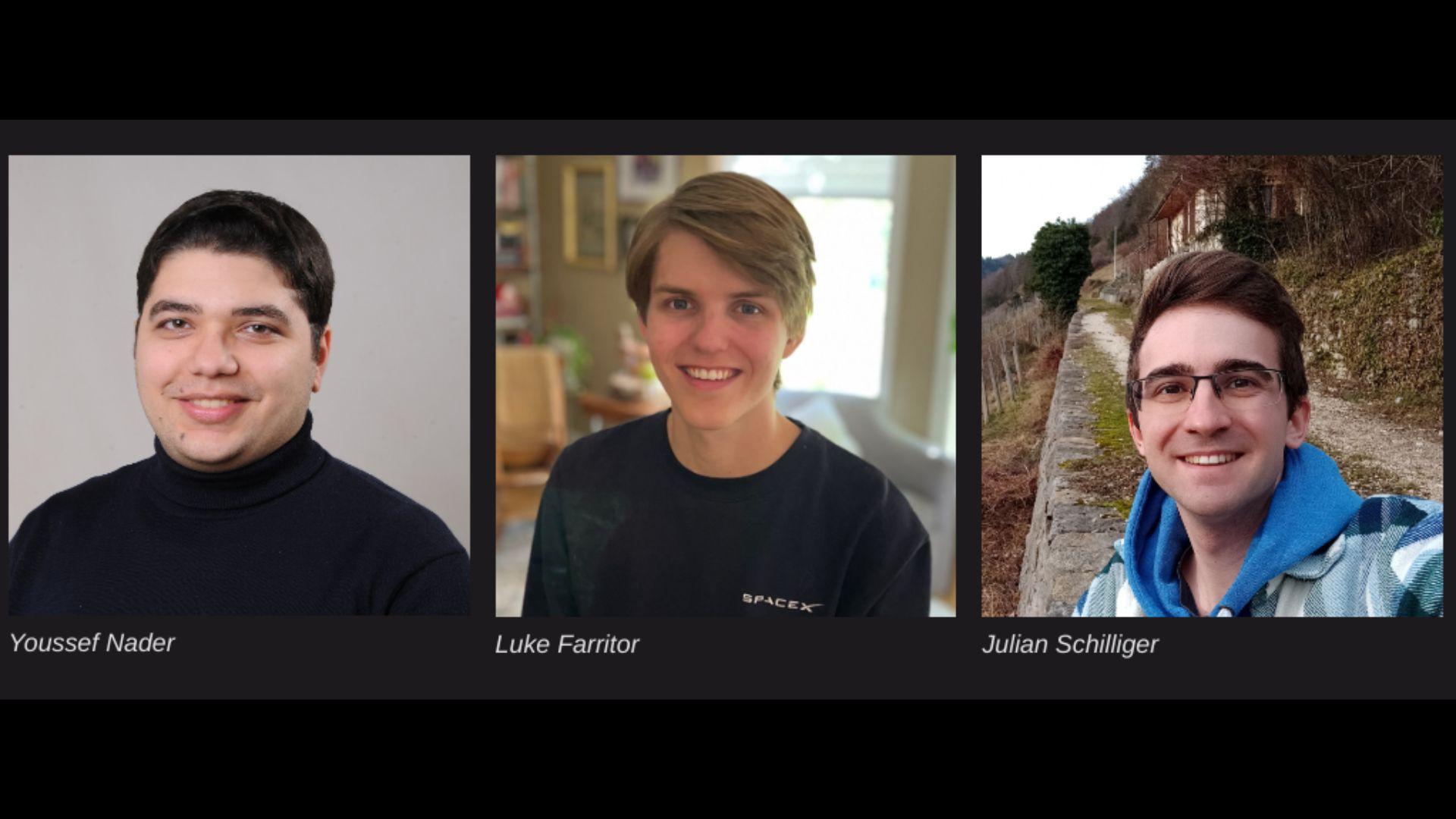 The Vesuvius Challenge Grand Prize of $700,000 is awarded to a team of three, Youssef Nader, Luke Farritor, and Julian Schillinger