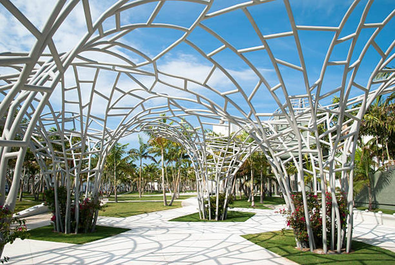 Art installation in a local park
