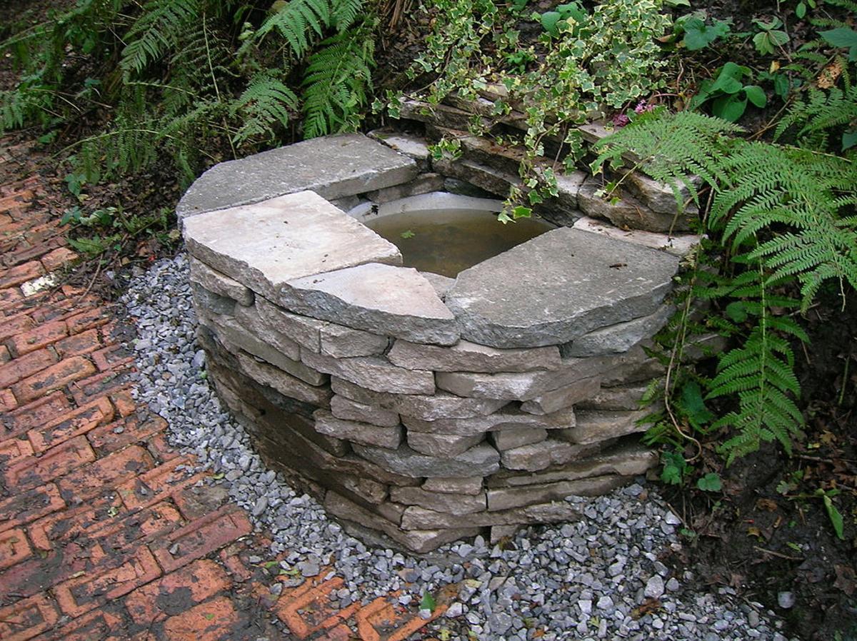 An old wishing well in Barrmill, Scotland