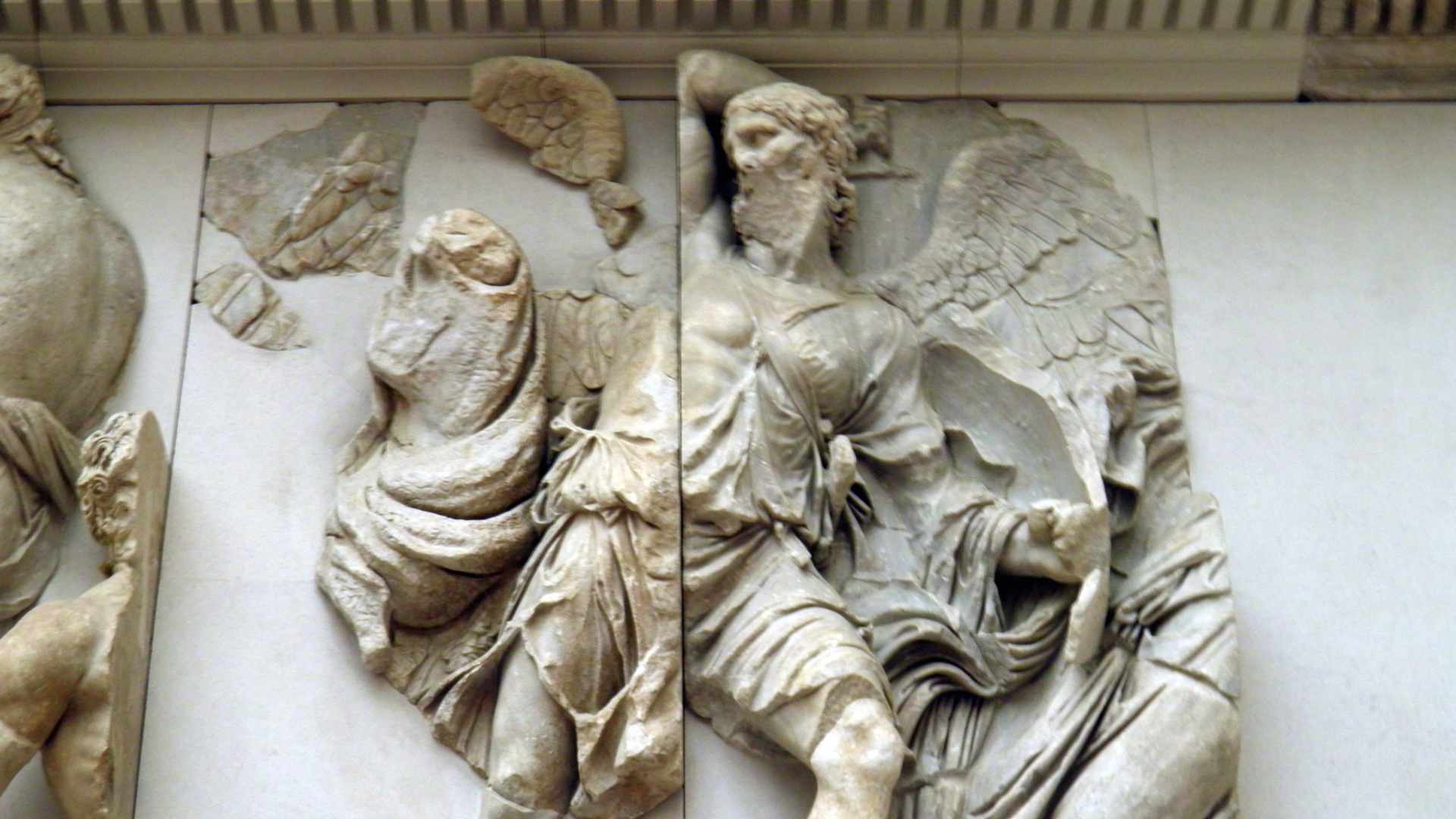 A statue of the Greek God Uranus.