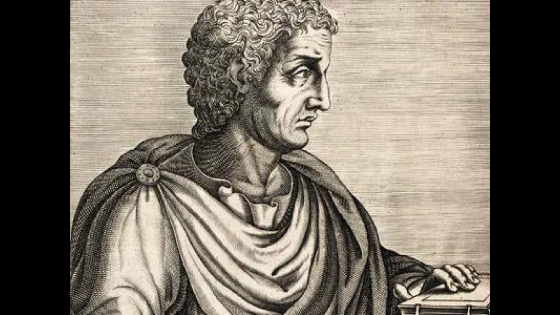 Illustration of Pliny the Elder from the 1st century CE