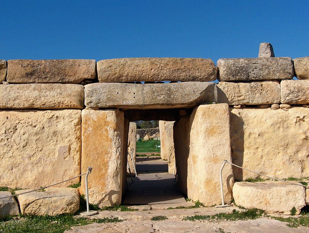 Large stones stacked upon each other to form a temple