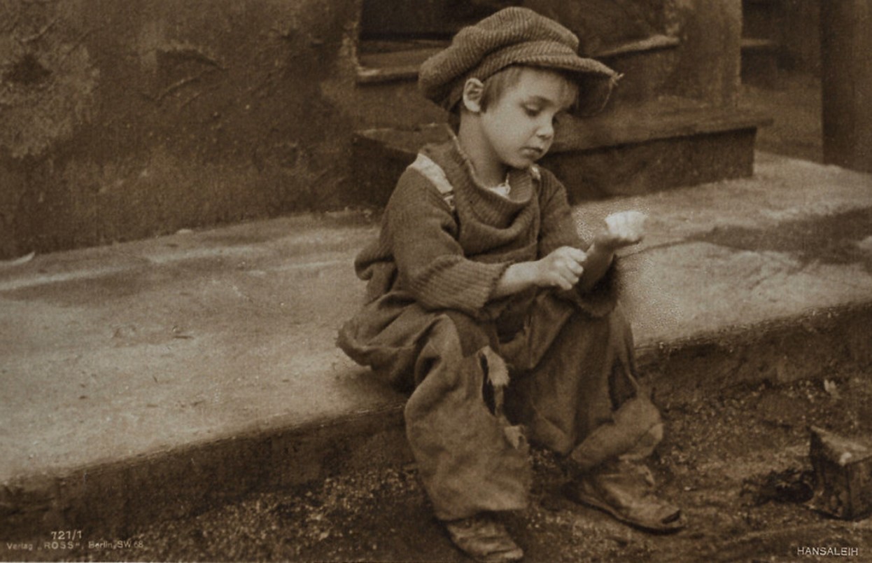 Still from the 1921 film “The Kid” starring Jackie Coogan when he was only 6 years old