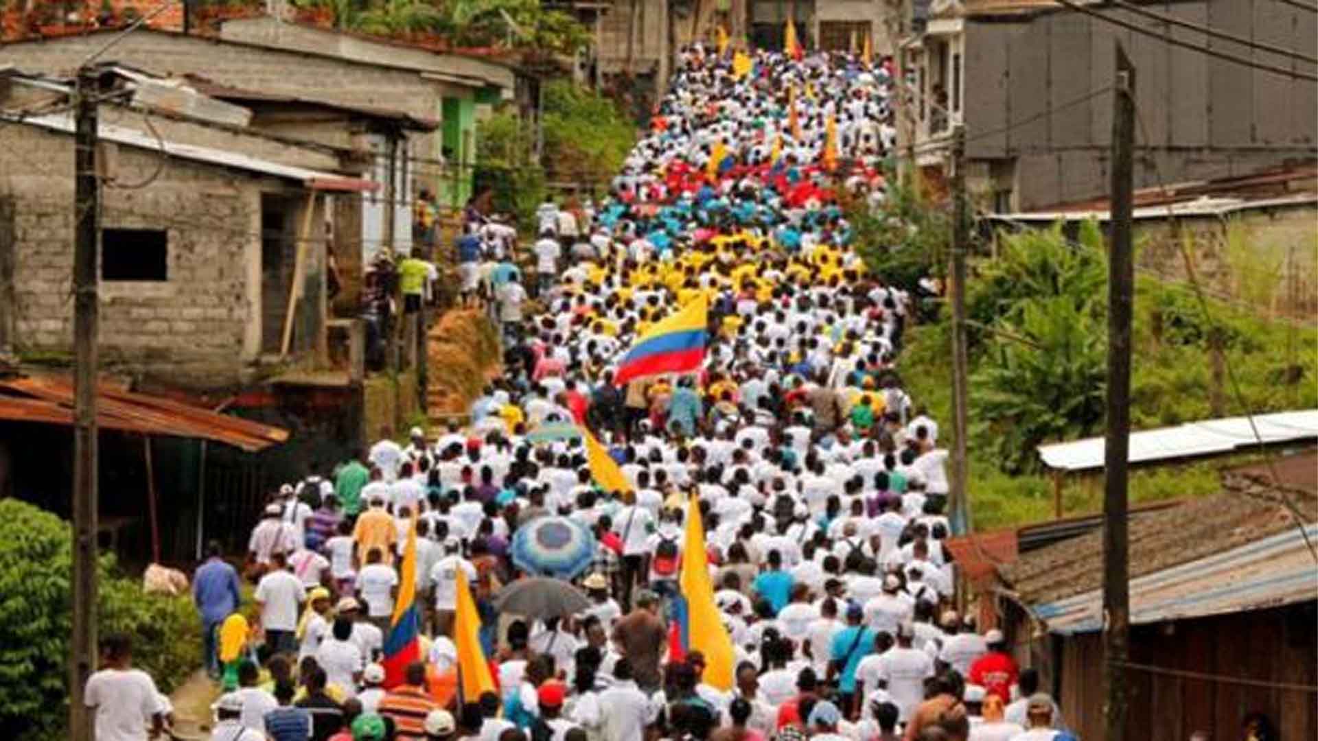 Looting protest in Columbia