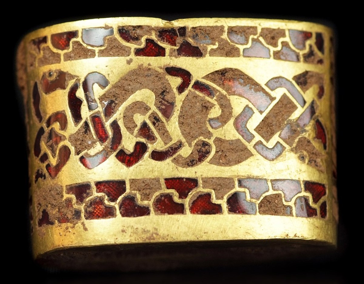 An image of an Anglo-Saxon item discovered in Britain