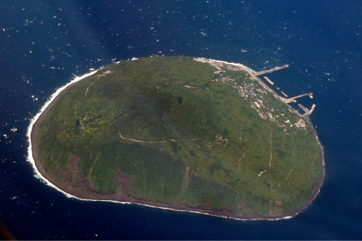 Izu Islands off the coast of Japan close to Devils Sea