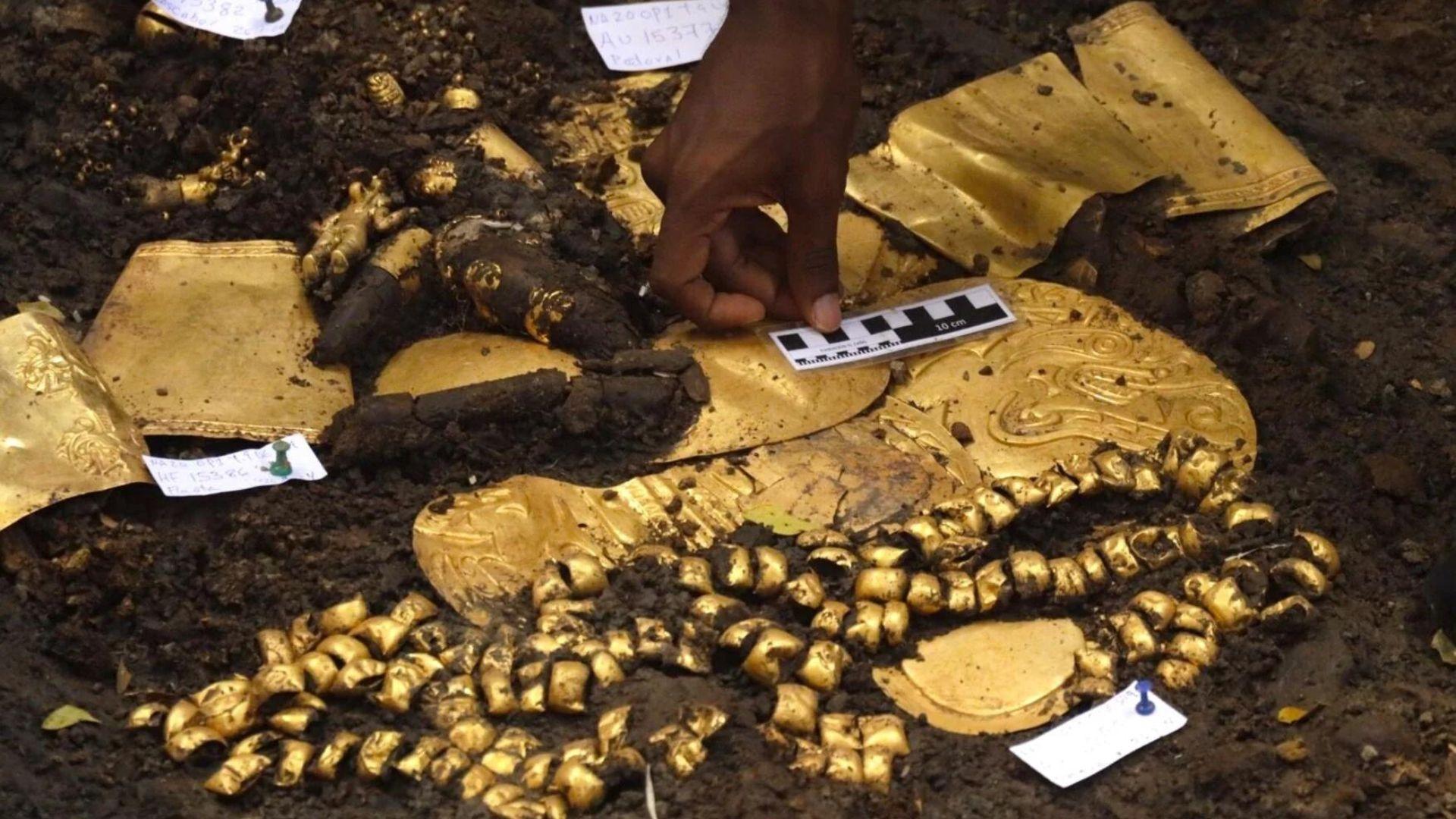 Ancient Gold Artifacts In Tomb Are Of Enormous Monetary Value