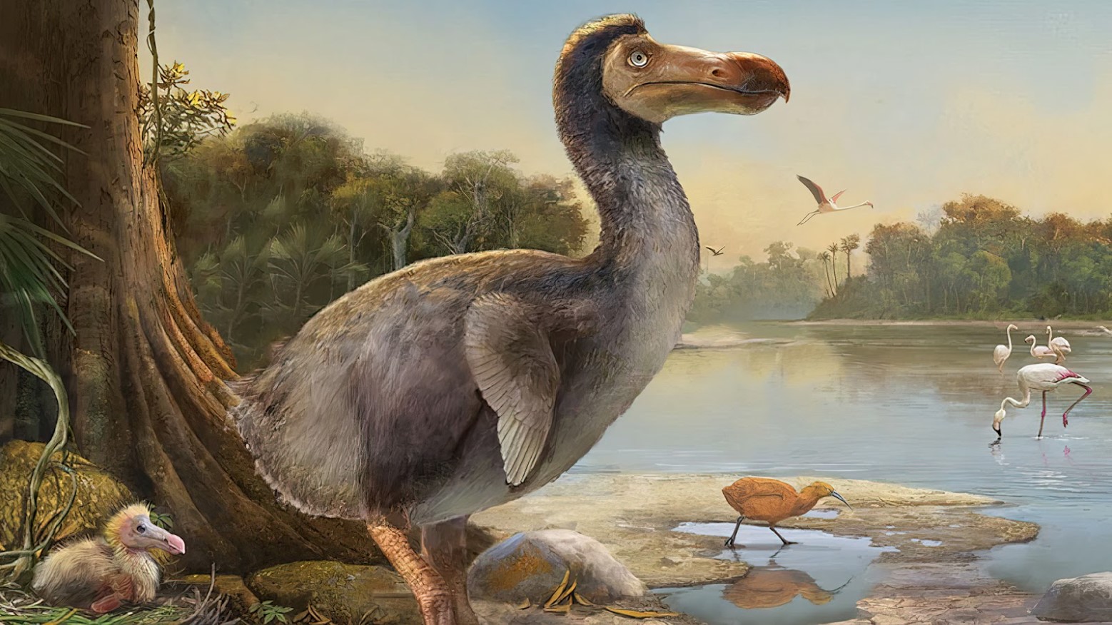 Illustration of the long-extinct dodo bird