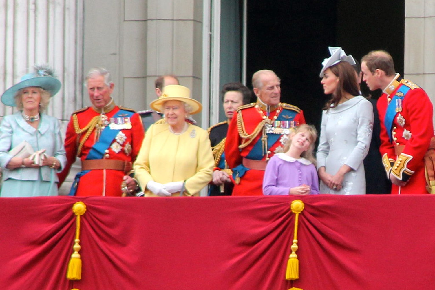 A picture of the extended royal family during the reign of Queen Elizabeth II