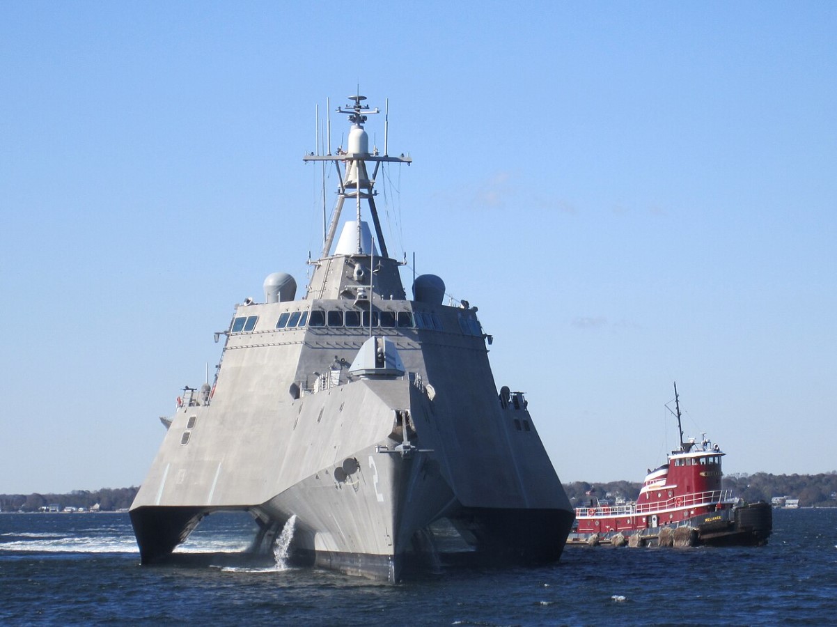 An image of a large US Navy ship