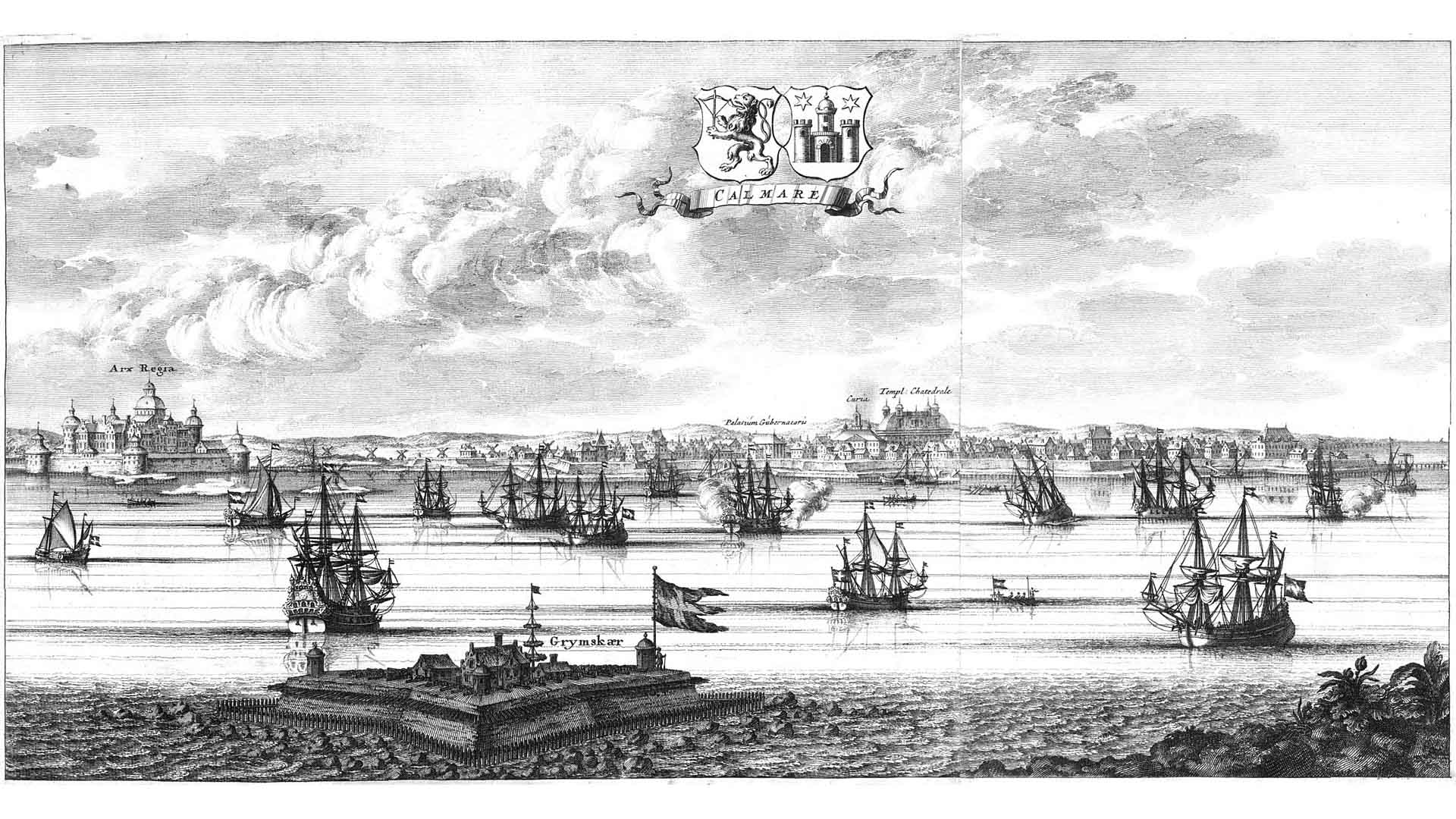 Engraving from Suecia antiqua et hodierna, circa 1700