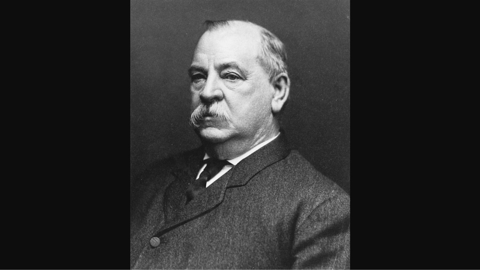 Portrait of Grover Cleveland from 1950