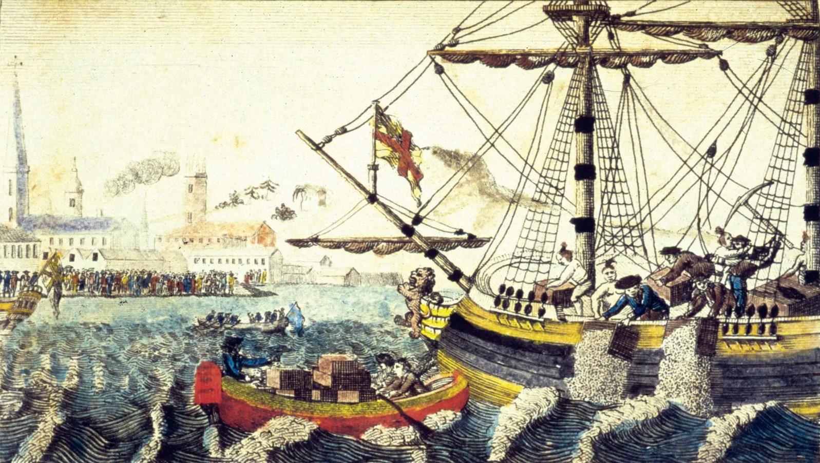 Colonists in Philadelphia and New York made the tea ships return to Britain