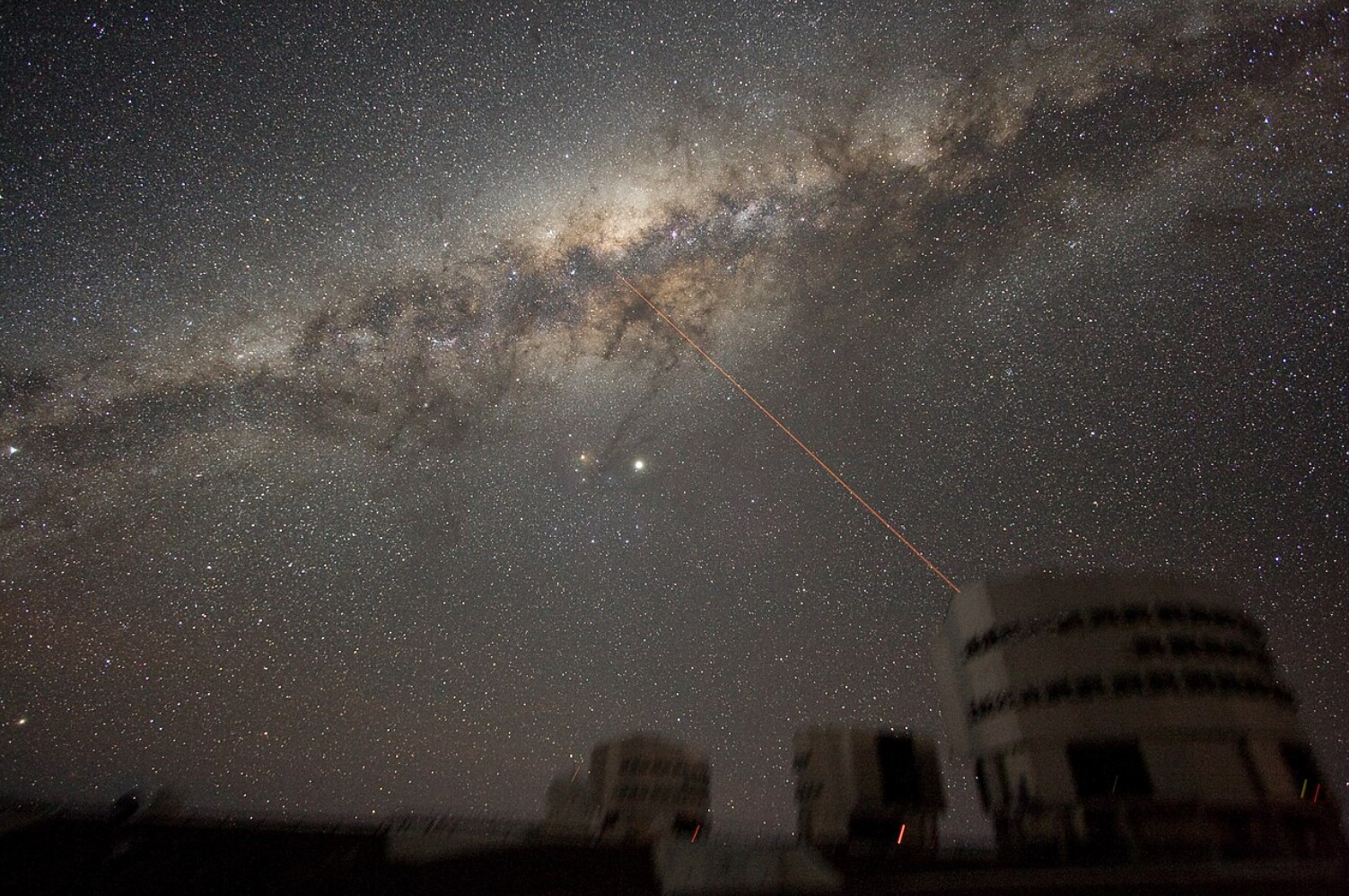 An image looking up at the stars in the Milky Way galaxy from Earth