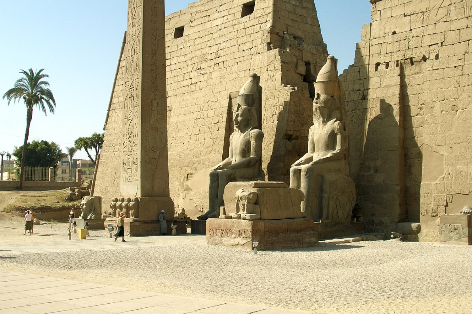 An image of the Luxor Temples complex in Luxor, Egypt