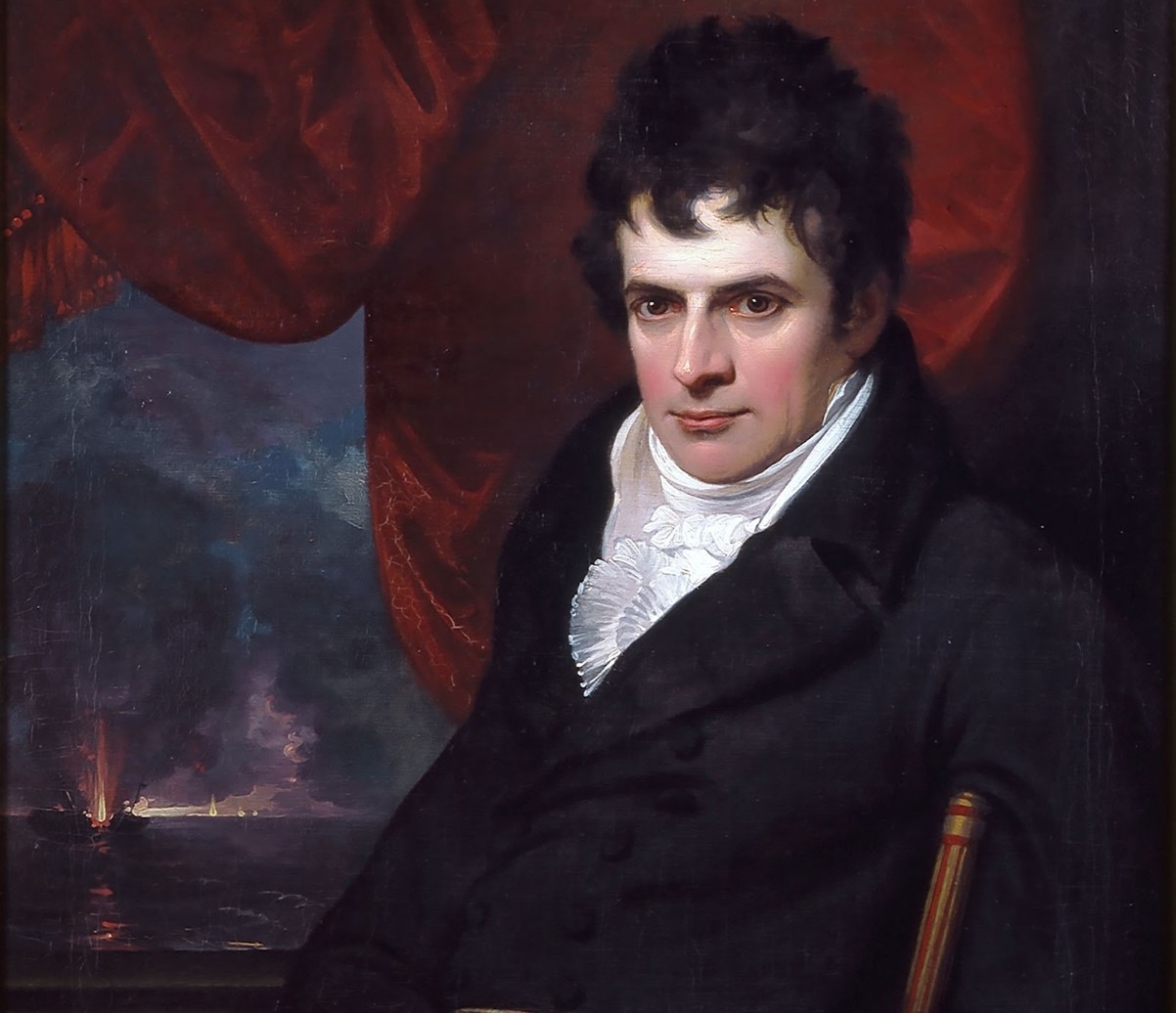 A painting of Robert Fulton completed in the 19th century