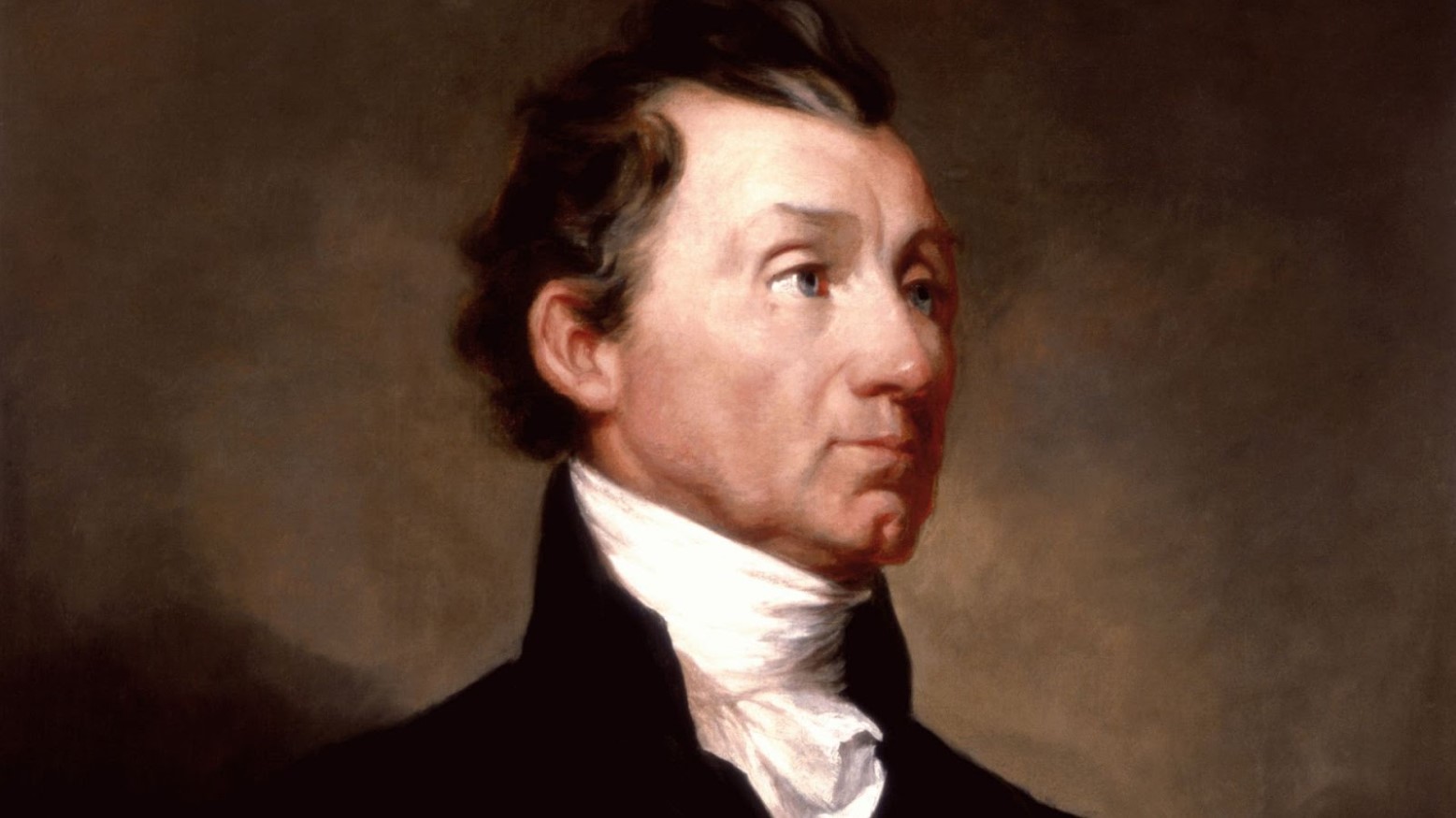 The official White House portrait painting of James Monroe from 1819.
