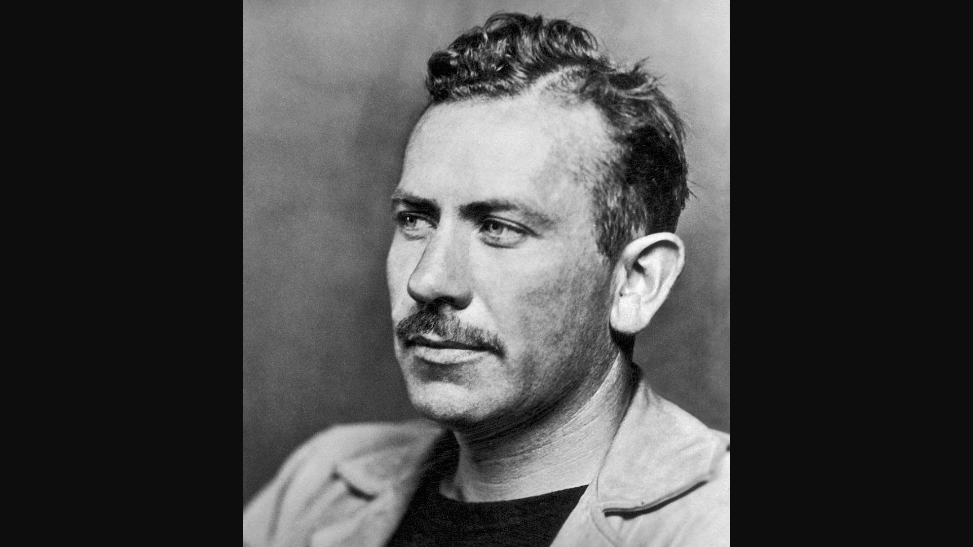 Famous American author John Steinbeck