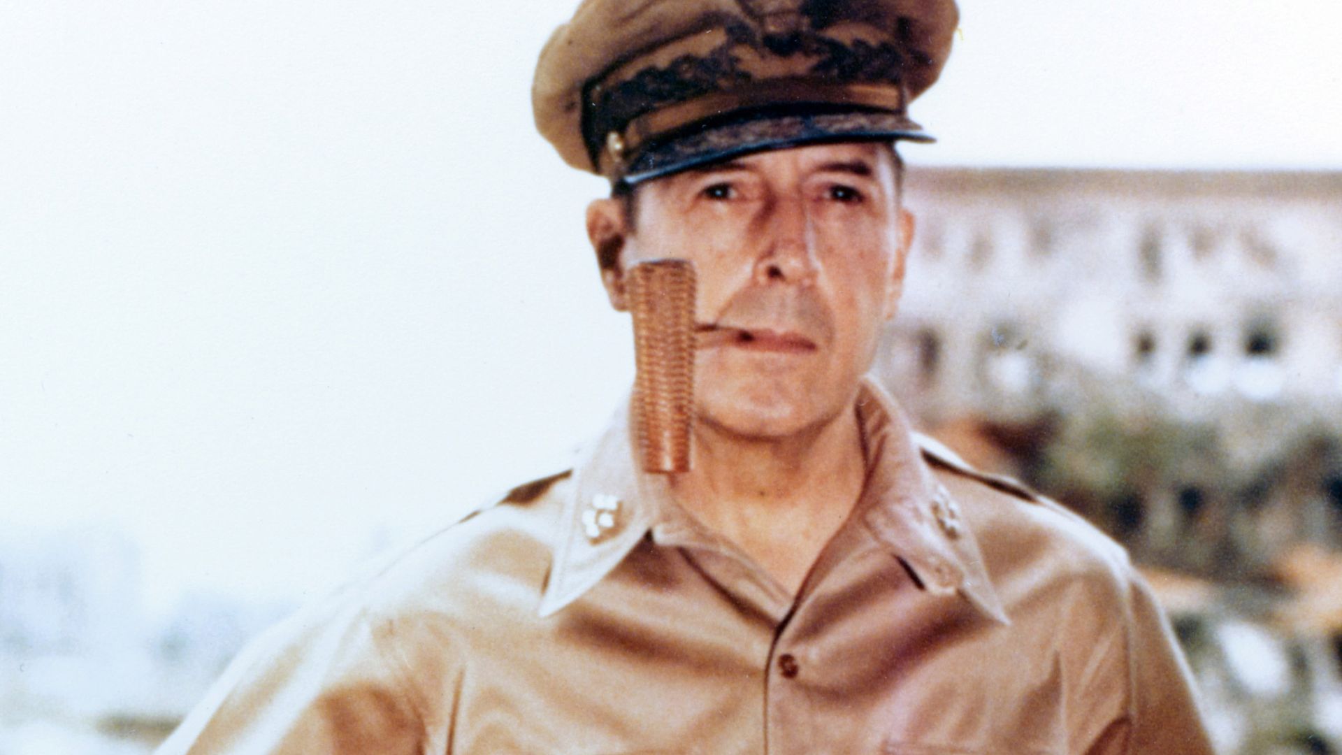 General Douglas MacArthur in 1945 in Manila.