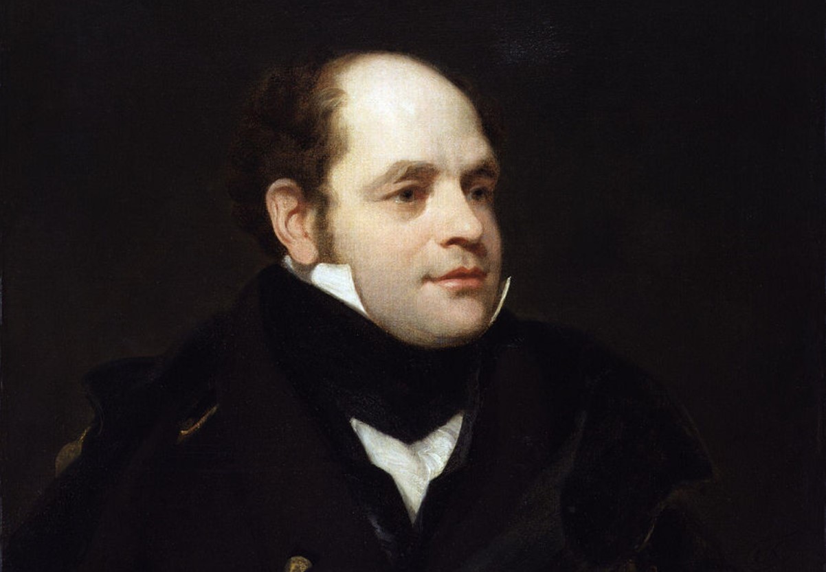 A painting of the British explorer Sir John Franklin
