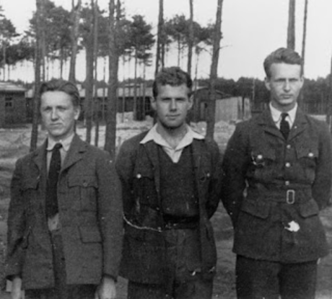 The three men who survived the Great Escape, Per Bergsland, Jens Muller, and Bram van der Stok