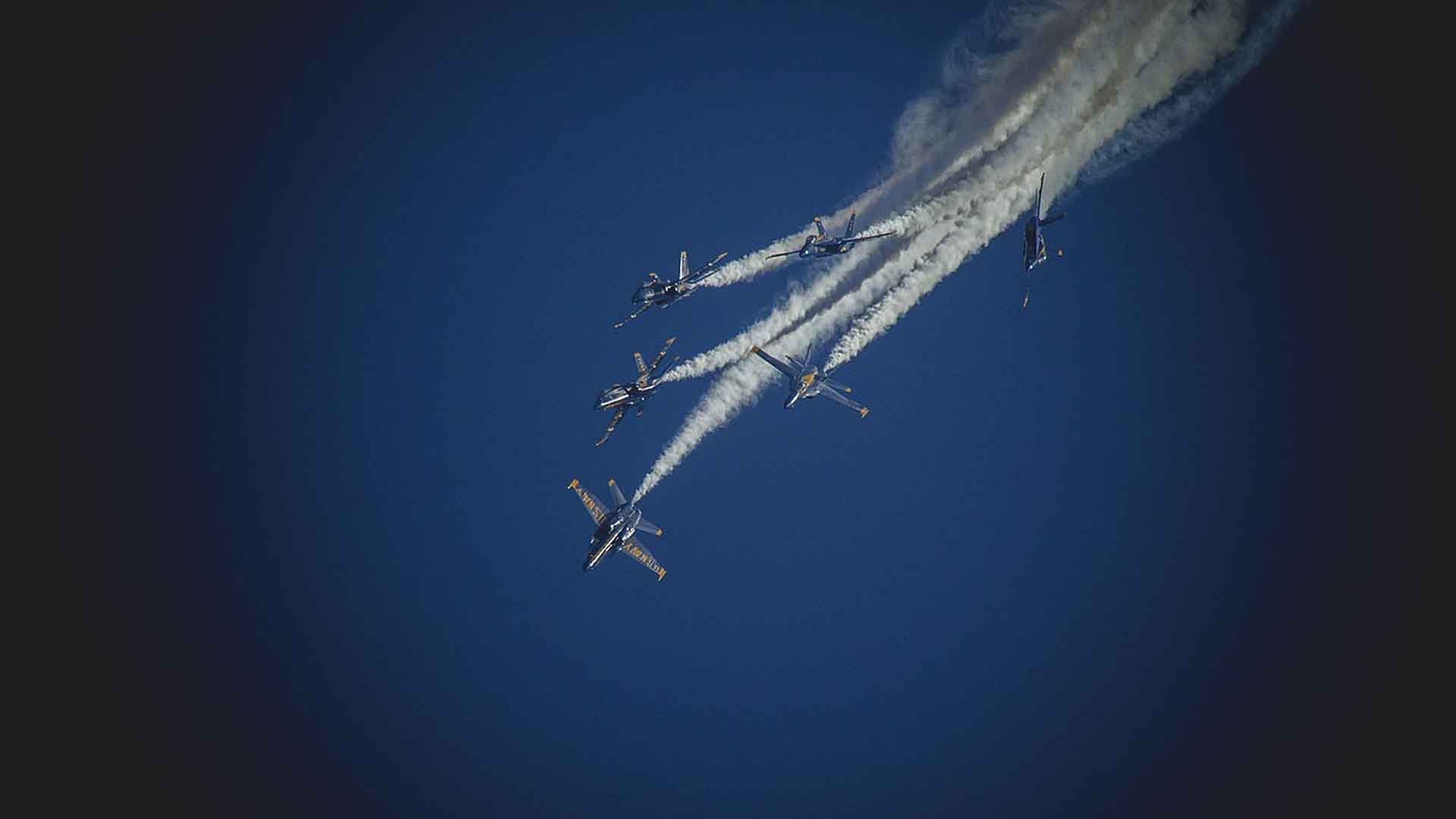 Blue Angels perform at Miami Beach on Memorial Day