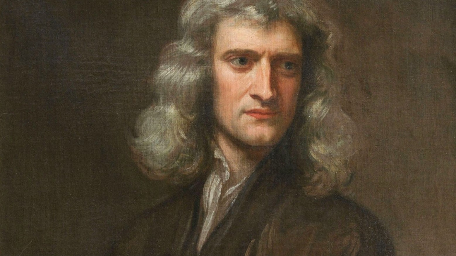 A 1600s painting by Godfrey Kneller of Isaac Newton.
