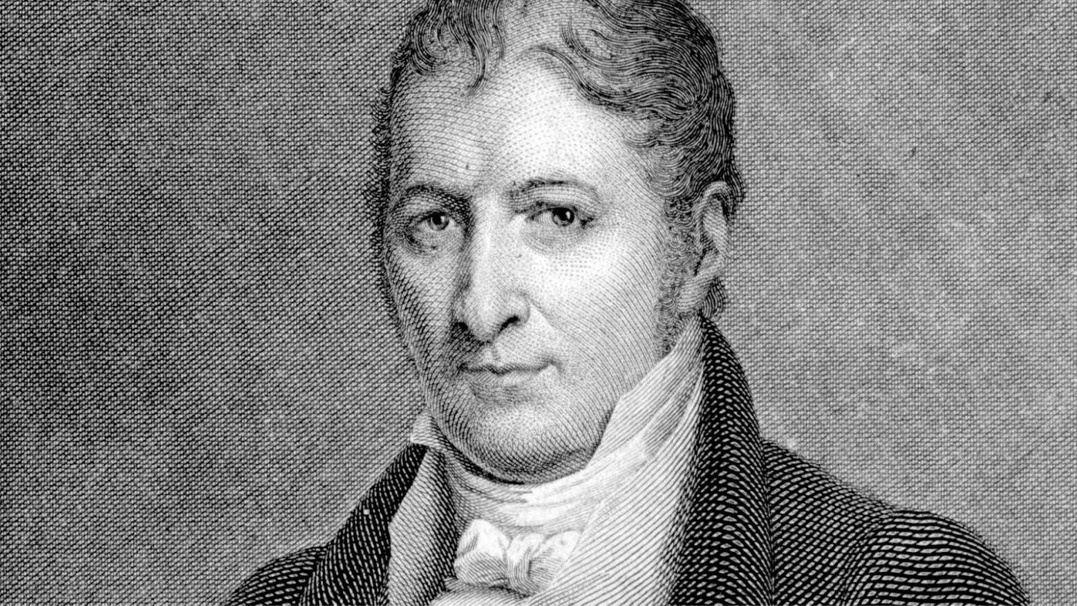 An 1800s engraving by Charles Bird King of Eli Whitney.