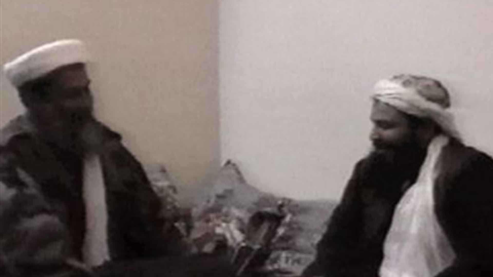 Image from 2001 video of Bin Laden
