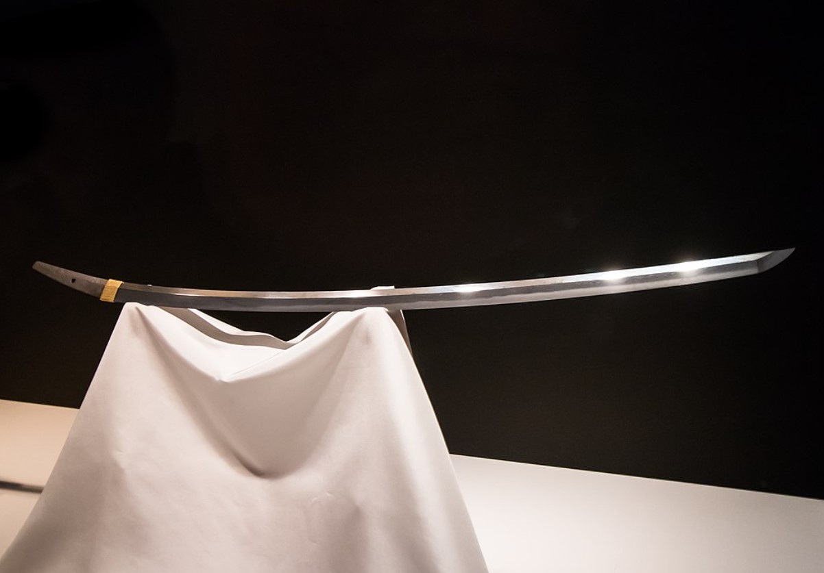 The Doji-giri is pictured on display at Tokyo’s National Museum