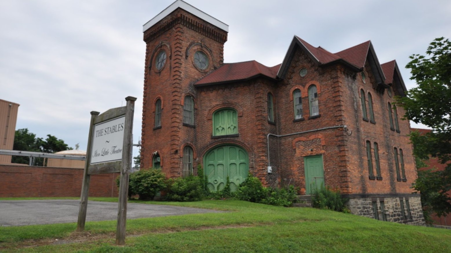 The Remington Stables in Ilion, New York, which now houses a theater.