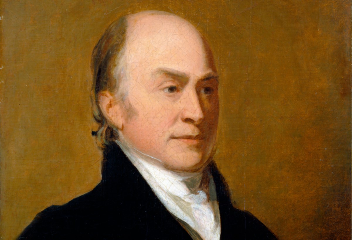 An image of former US President John Quincey Adams