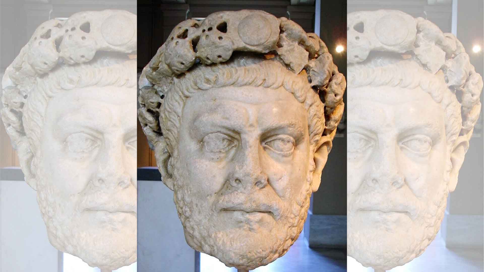 Laureate head of Diocletian