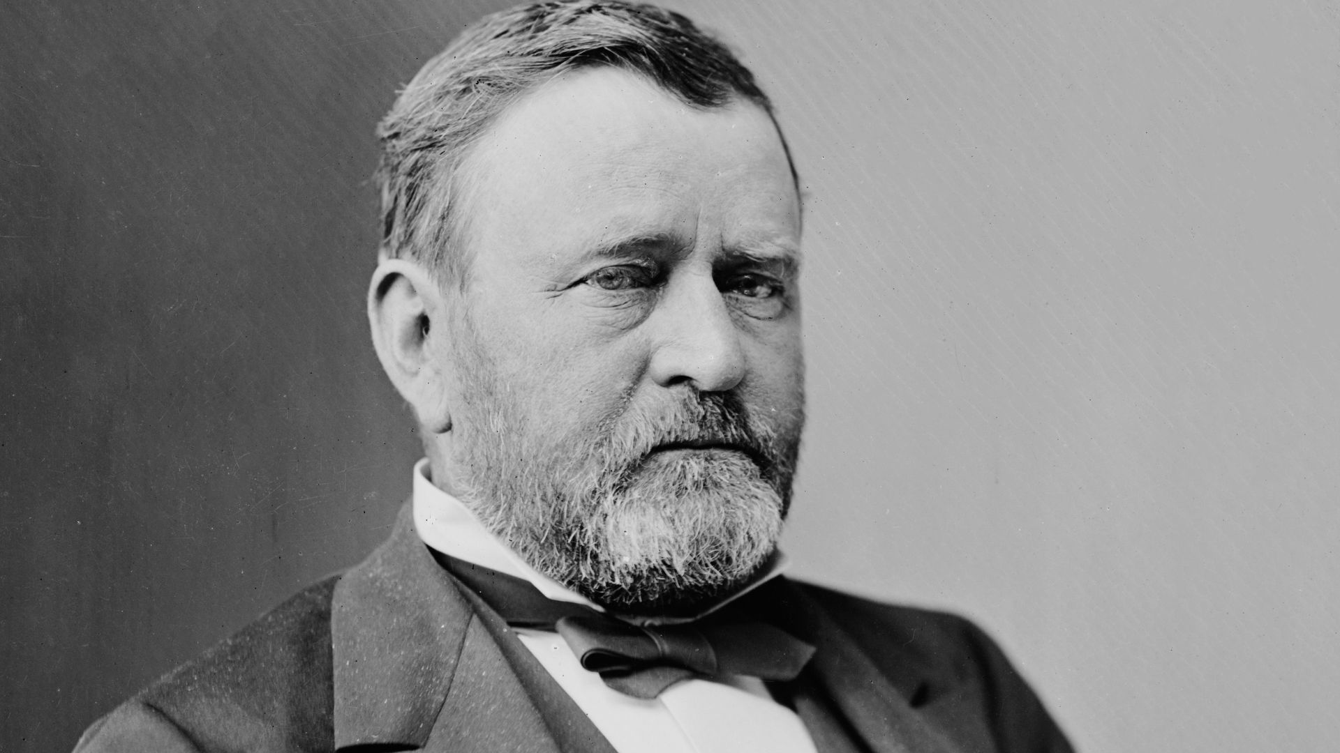 A black and white photo of Ulysses S. Grant.