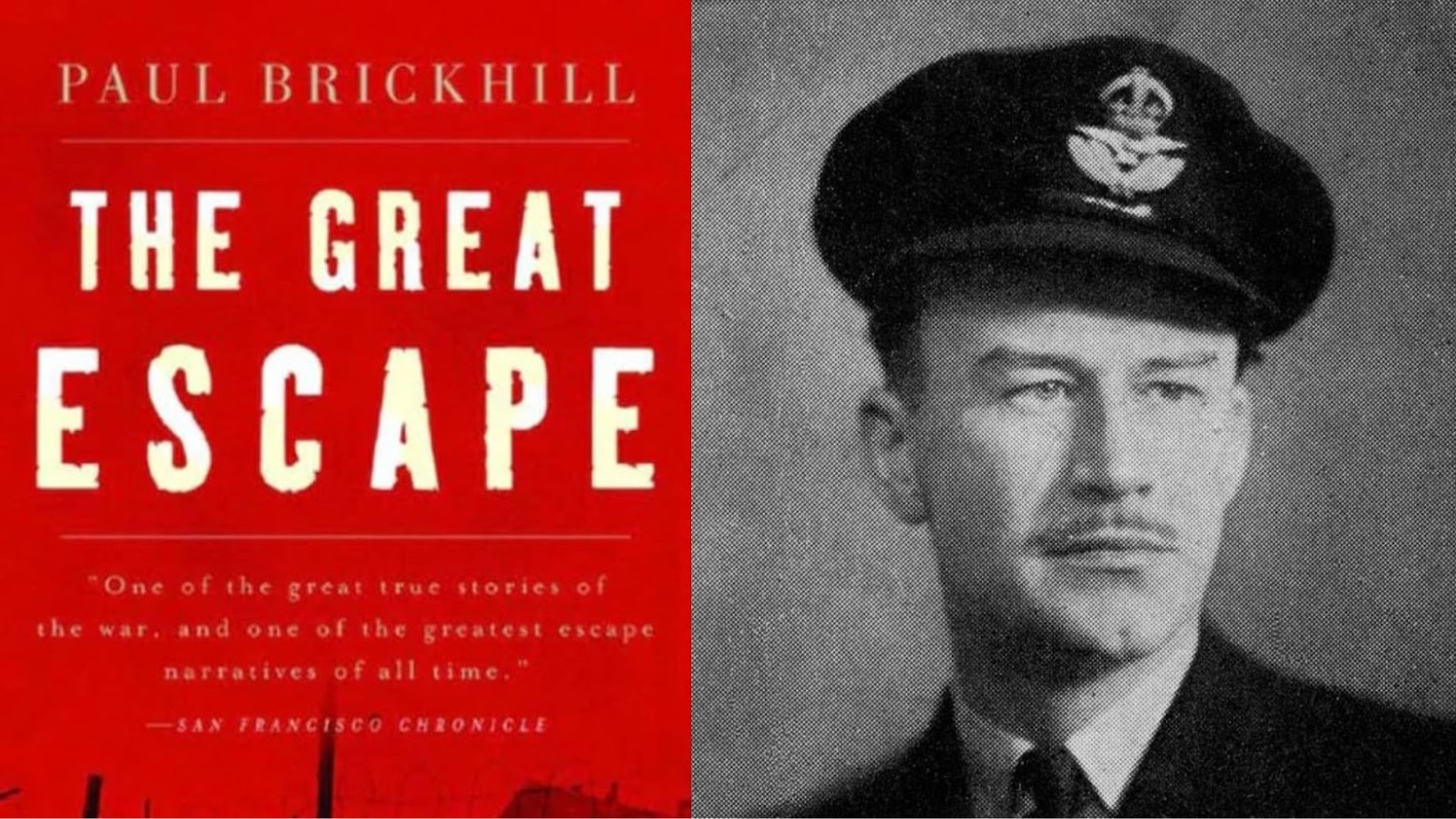 New book cover for the book “The Great Escape” written in 1940/Paul Brickhill, author of “The Great Escape”