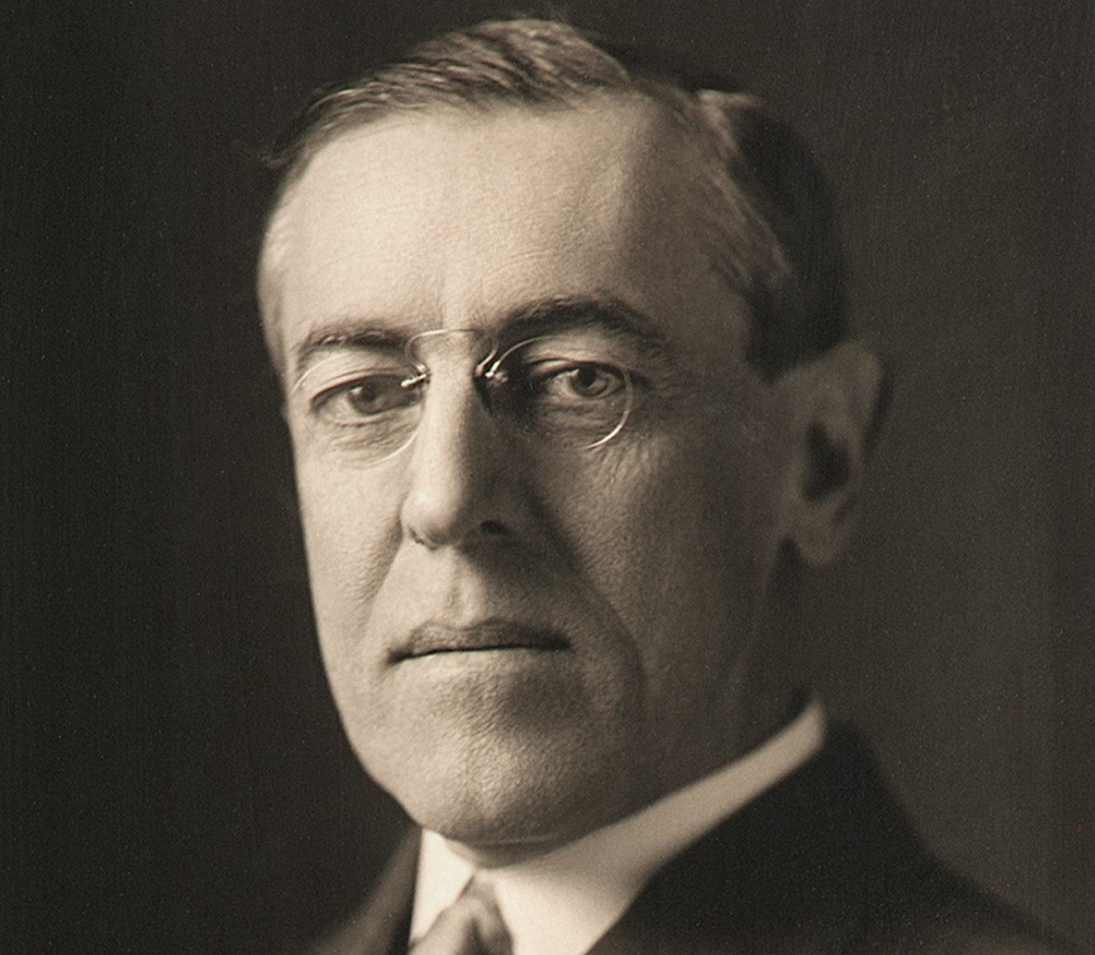 An image of former US President Woodrow Wilson