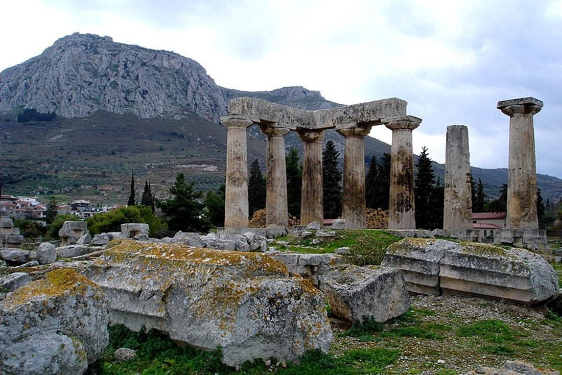 The Temple of Apollo at Corinth