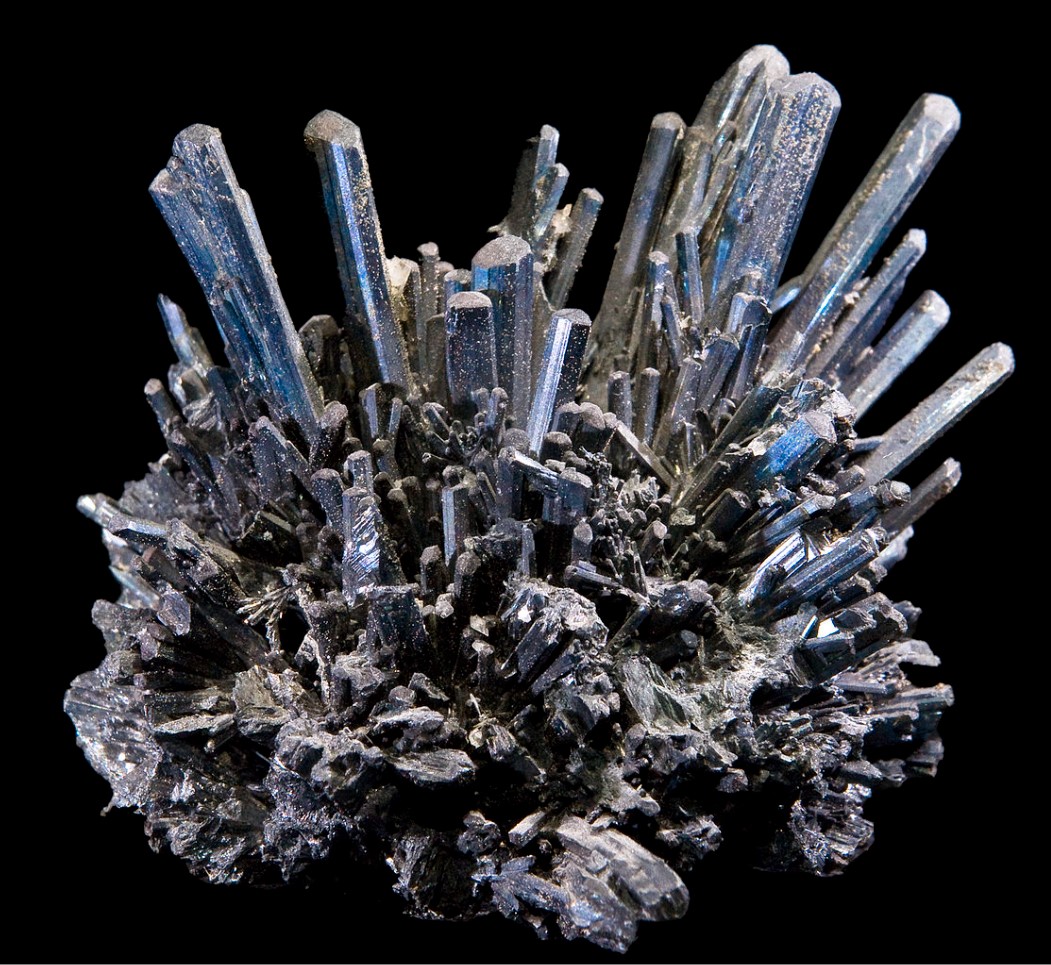 A vein of stibnite found in Romania