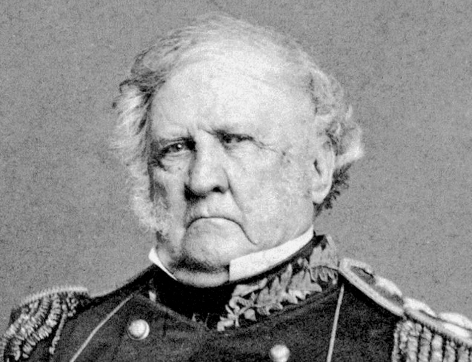 A portrait of Winfield Scott taken in 1862