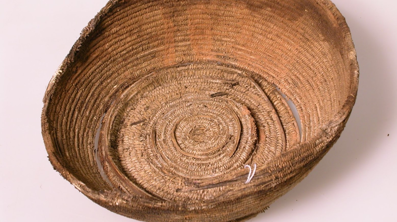 A damaged basket from the Basketmaker culture that was found at the Grand Canyon.