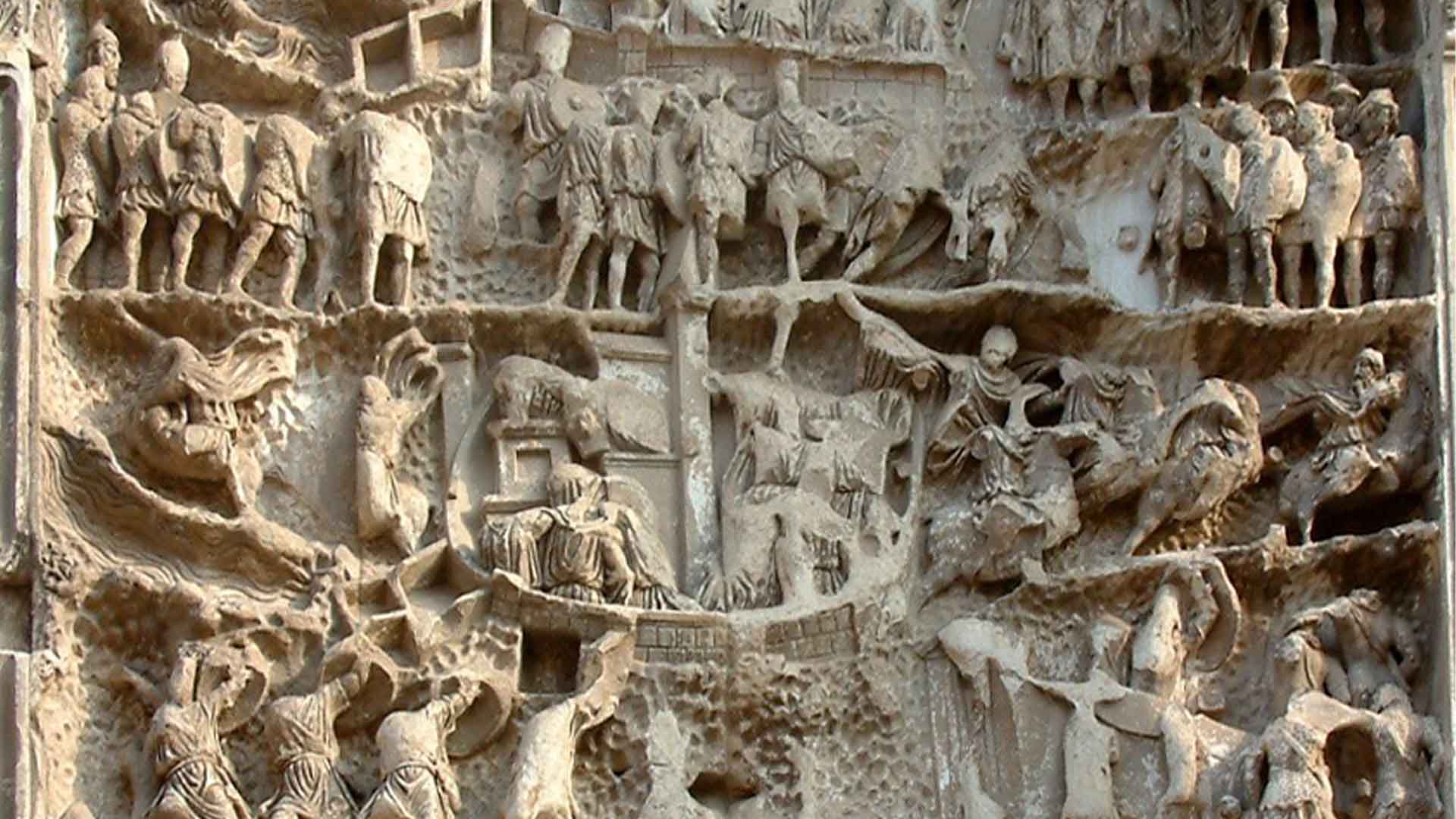 Relief of the Roman-Parthian wars at the Arch of Septimius Severus, Rome