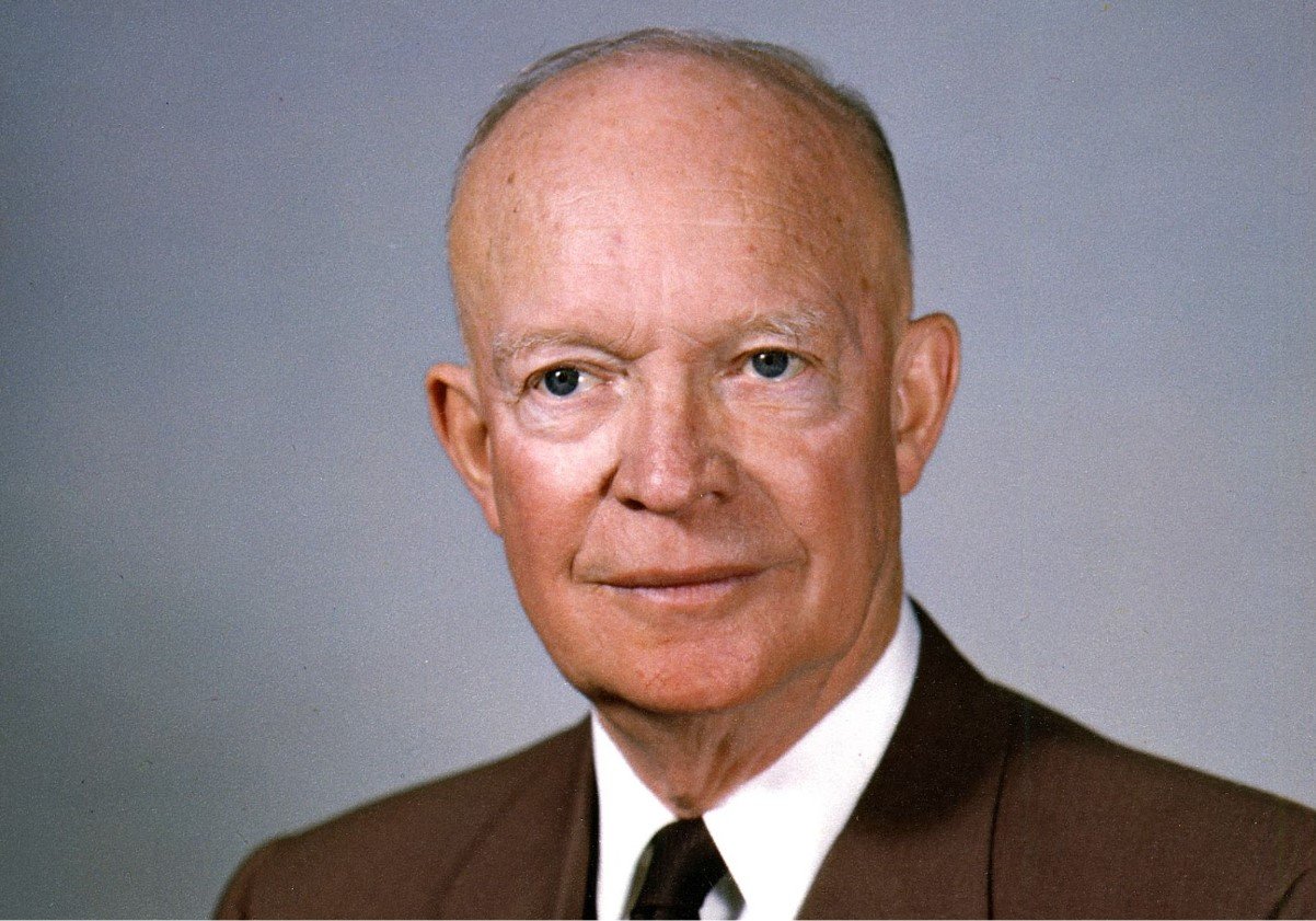 An image of former US President Dwight D. Eisenhower