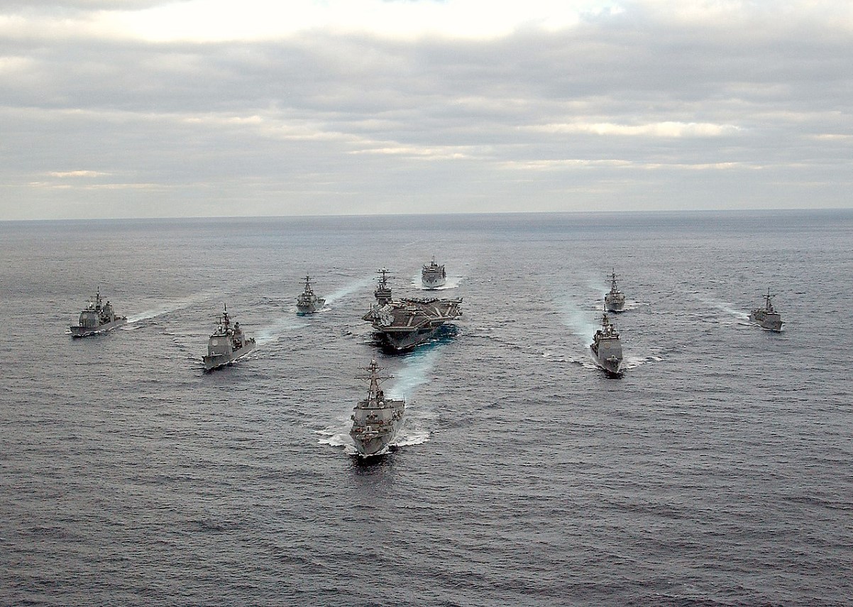 An image of the USS George Washington (CVN 73) Carrier Strike Group