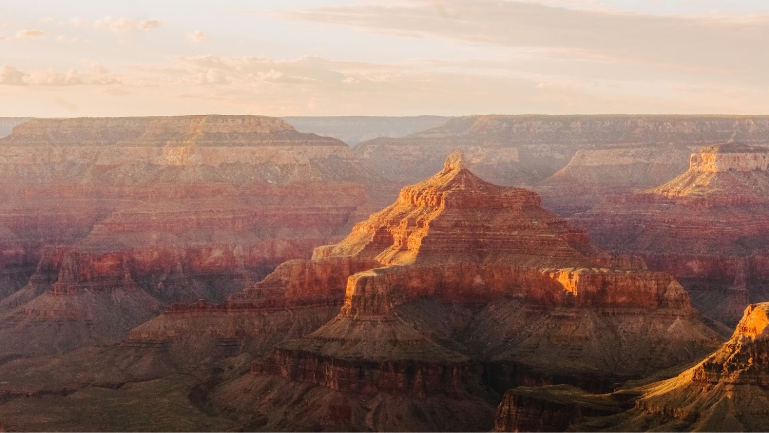A bird’s eye view of the Grand Canyon National Park.
