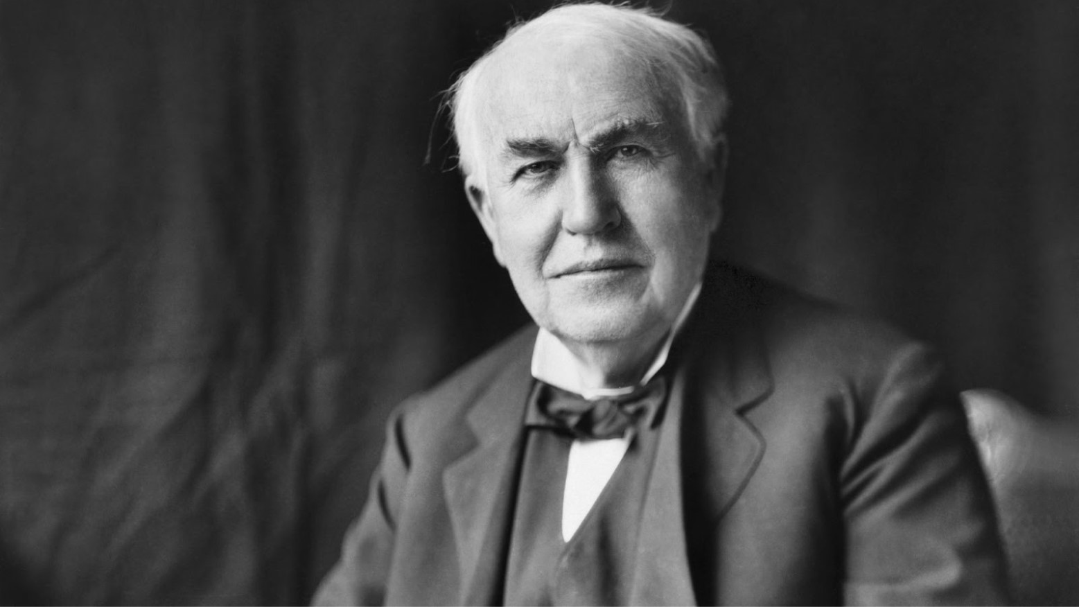 A 1922 photograph of Thomas Edison.