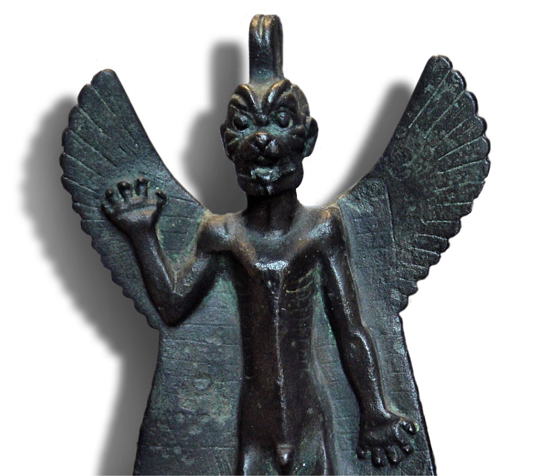 An idol of the Assyrian demon Pazuzu